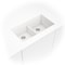Msi White Double Bowl 33in X 19in Quartz Undermount Kitchen Sink ZOR-QTZ-DBSNK-0102 - alternate 3